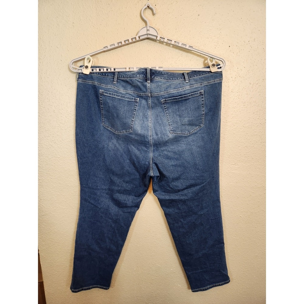 Torrid Womens 26R Blue Jeans Boyfriend Straight Vintage Stretch Medium‎ Wash - Picture 2 of 7